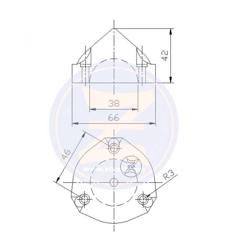 Ánodo para hélices Max Prop Ø38mm Zineti