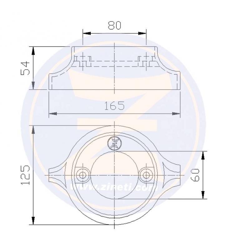 Ánodo collar para BMW con cola intraborda Zineti