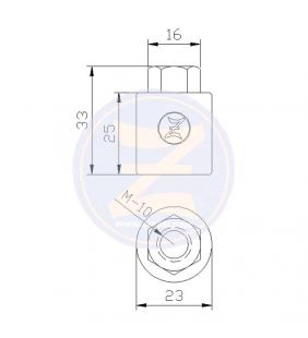 Ánodo rosca hembra para Jet Castoldi ZC-T Zineti