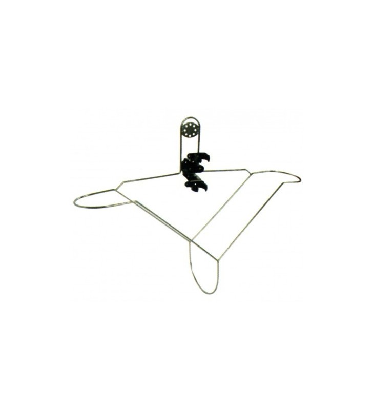 Soporte inox para aro salvavidas y luz flotante