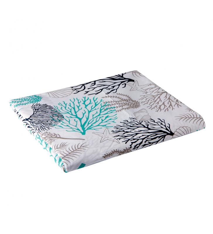 Mantel 155 X 130 resinado Coastal blanco