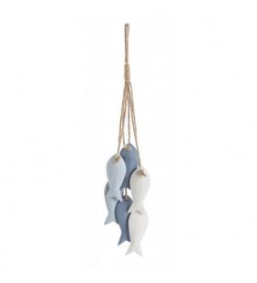 Colgante marino 6 peces 6 uds.