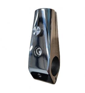 Soporte pasamanos para asta bandera 25mm en inox