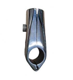 Soporte pasamanos para asta bandera 25mm en inox