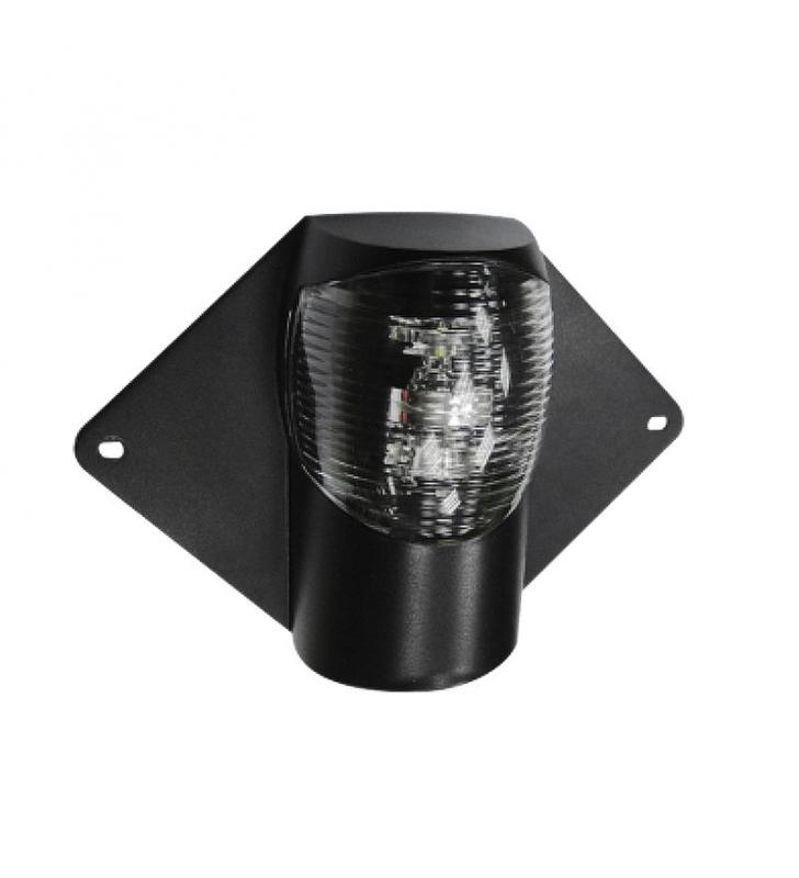 Luz led tope y faro de cubierta negra