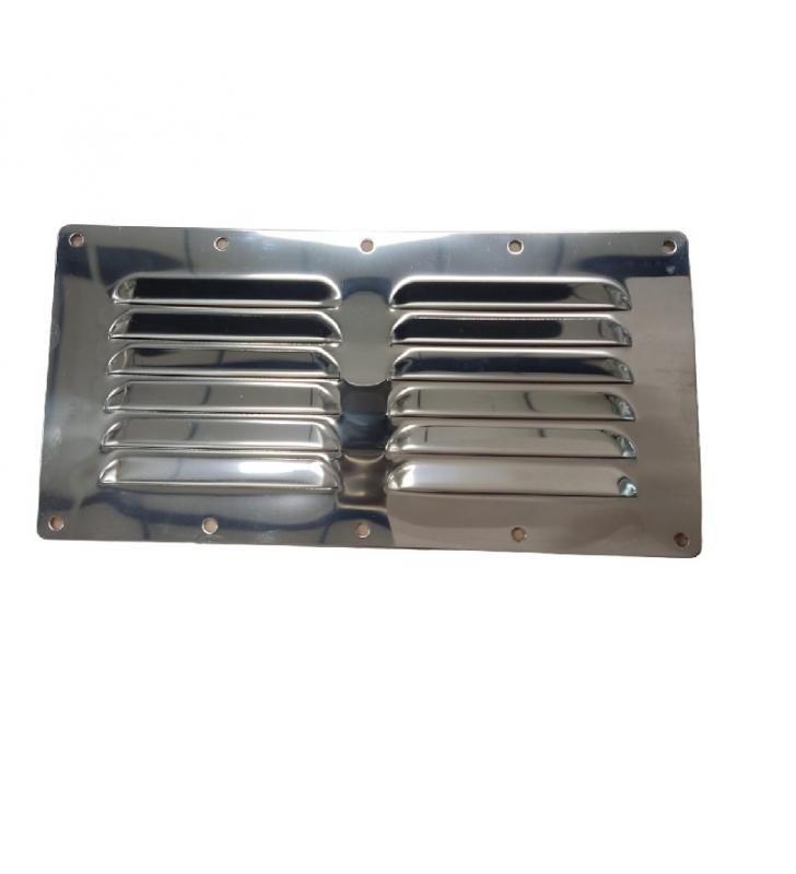 Rejilla inox 231x115mm