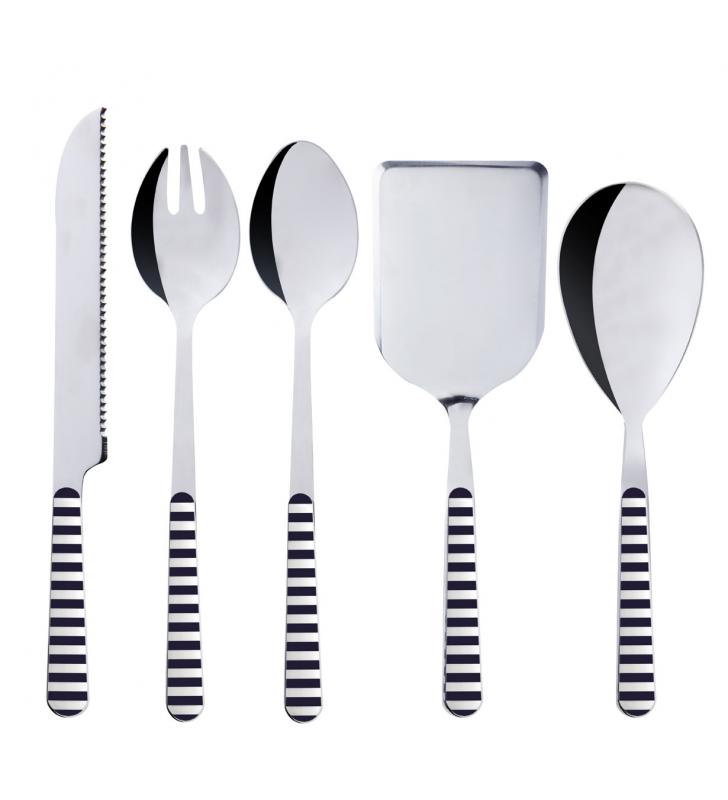Cubertería cocina blue 5 pzs.