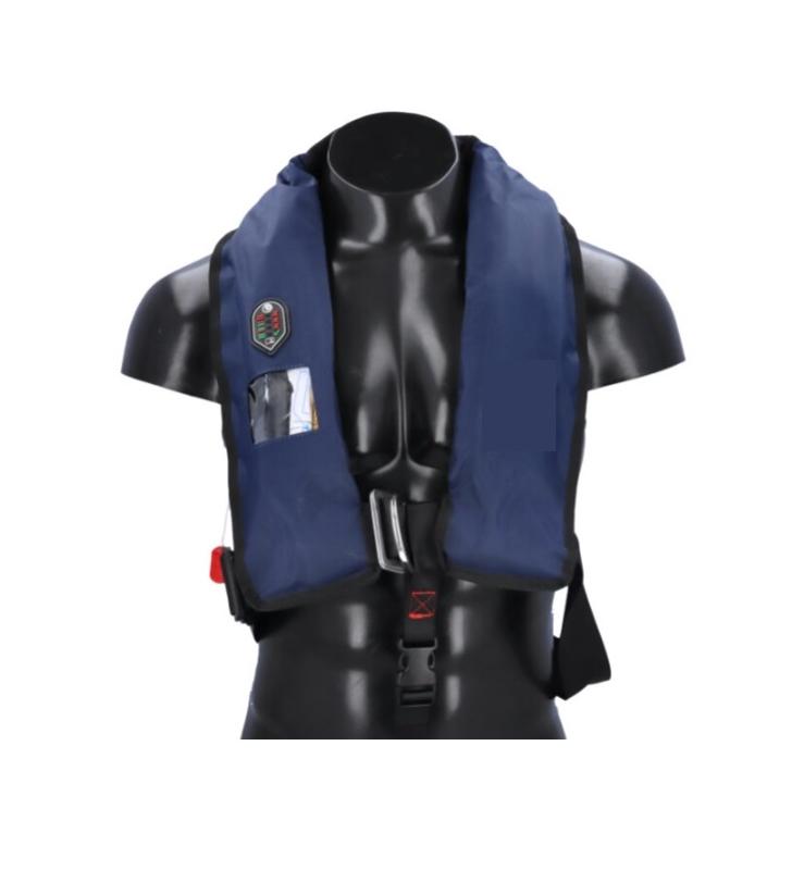 Chaleco salvavidas autoinflable 150N UML5 navy