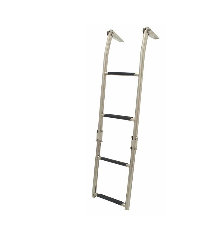 Escalera inox para plataforma 2 + 2 peldaños