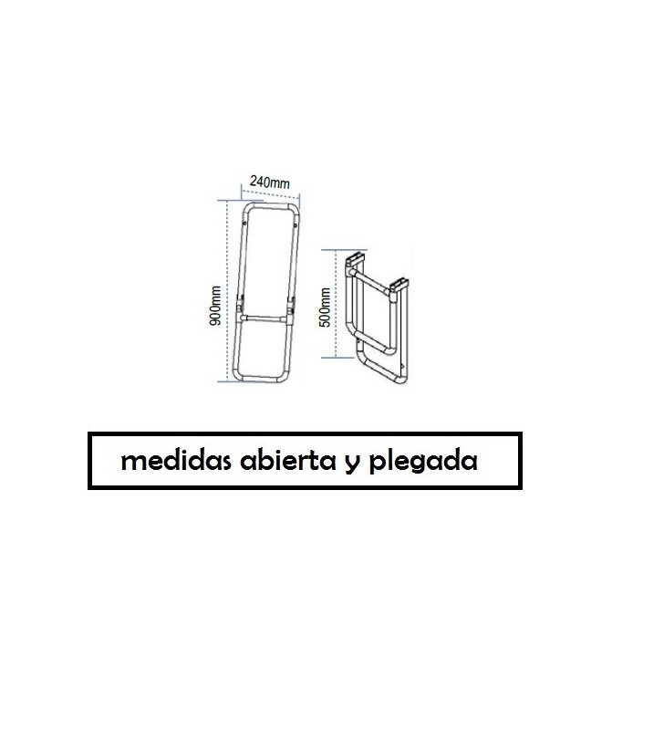 Escala aluminio para neumáticas 2 peldaños