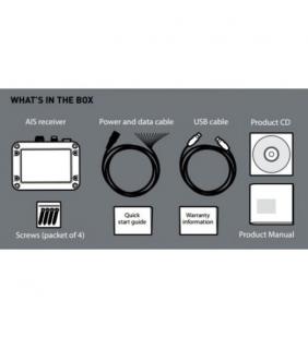 Receptor AIS Em-Trak R 300 con doble canal IPX-7 24/12 v.c.c