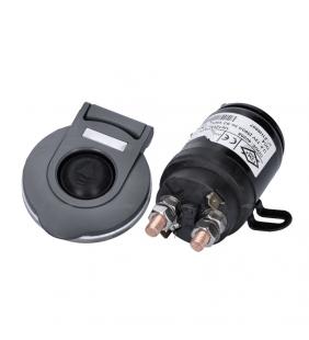 Relé de pedal Cima 24 V con pulsador electrónico negro