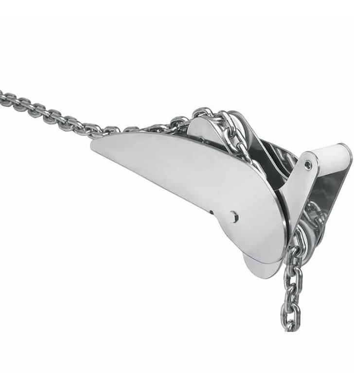 Puntera de proa 595mm basculante inox