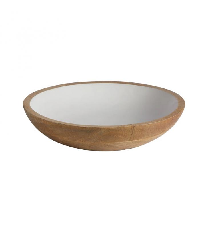 Bol grande Cocoa blanco