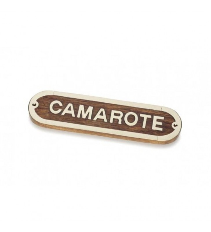 Placa decorativa camarote
