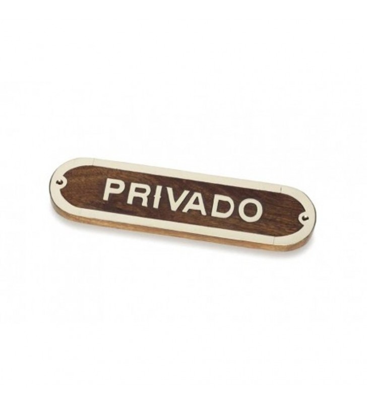 Placa náutica Privado