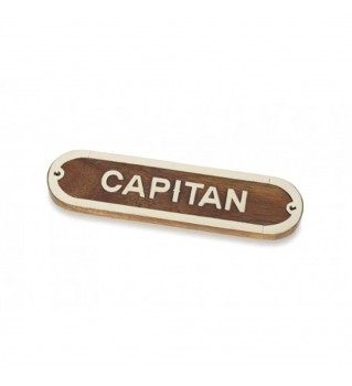 Placa náutica Capitán