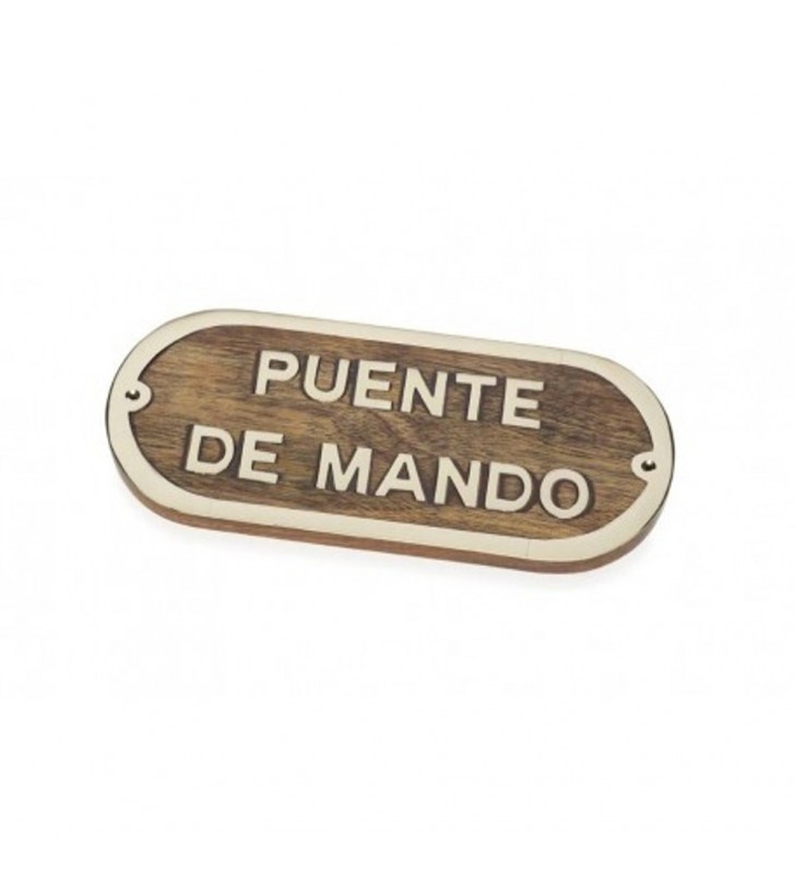 Placa náutica Puente de mando