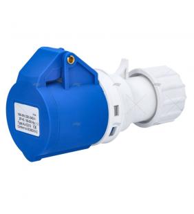 Enchufe hembra CEE con tapa 16 Amp 220V