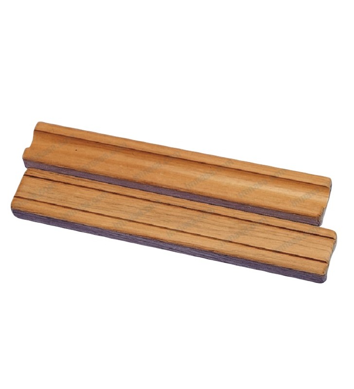 Peldaño de teca para tubo de 25