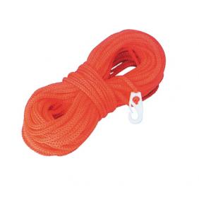 Rabiza 8mm con mosquetón de nylon