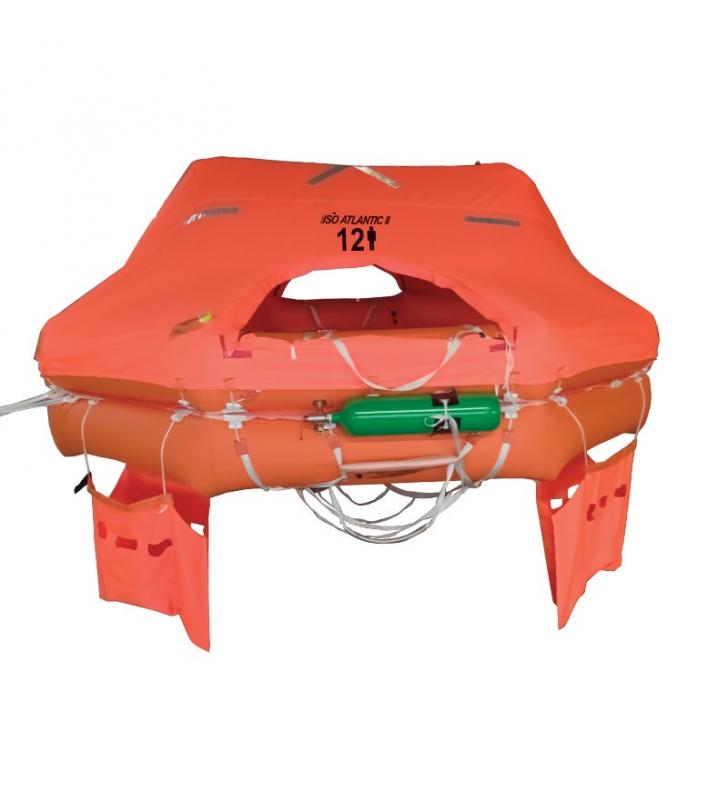 Iso Atlantic II 12 plazas en cofre balsa salvavidas