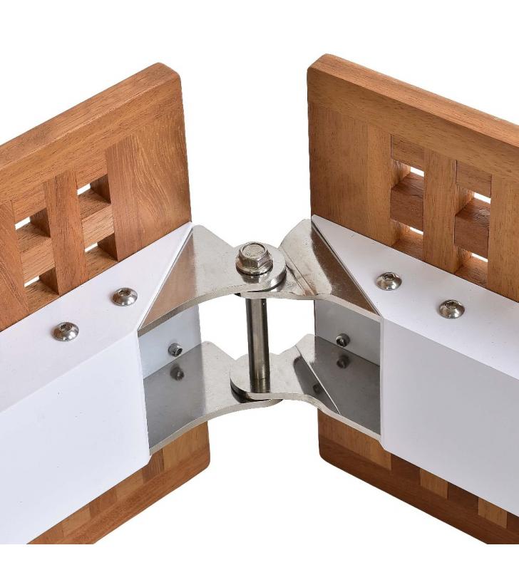 Pasarela plegable de teca 230 x 30cm GR