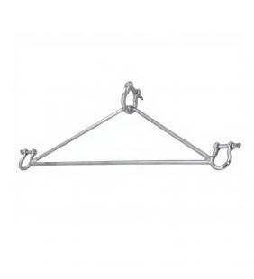 Soporte triangular para pasarela