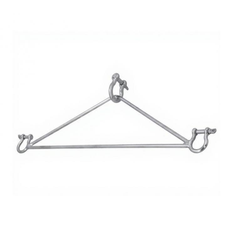 Soporte triangular para pasarela
