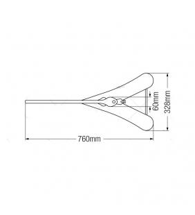 Ancla tipo CQR 16 Kg galvanizado