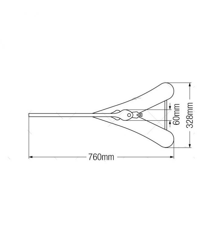 Ancla tipo CQR 16 Kg galvanizado