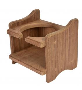 Soporte para bebidas en teca
