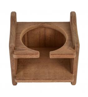 Soporte para bebidas en teca