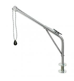 Pescante inox tubo de 40 Ø