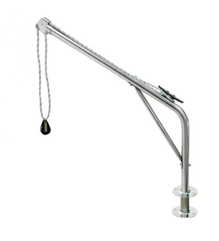 Pescante inox tubo de 40 Ø