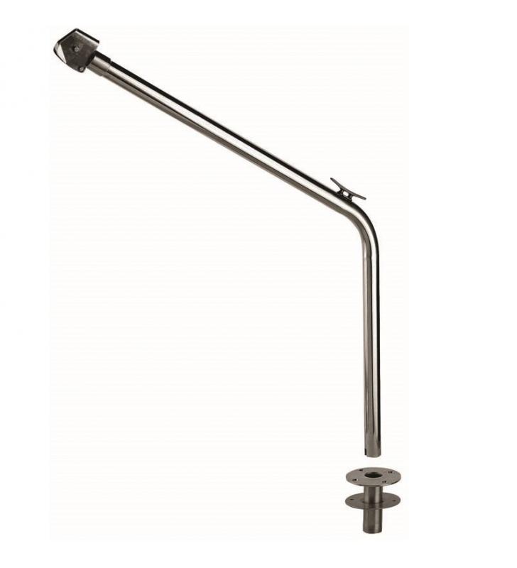 Pescante inox tubo de 40 Ø