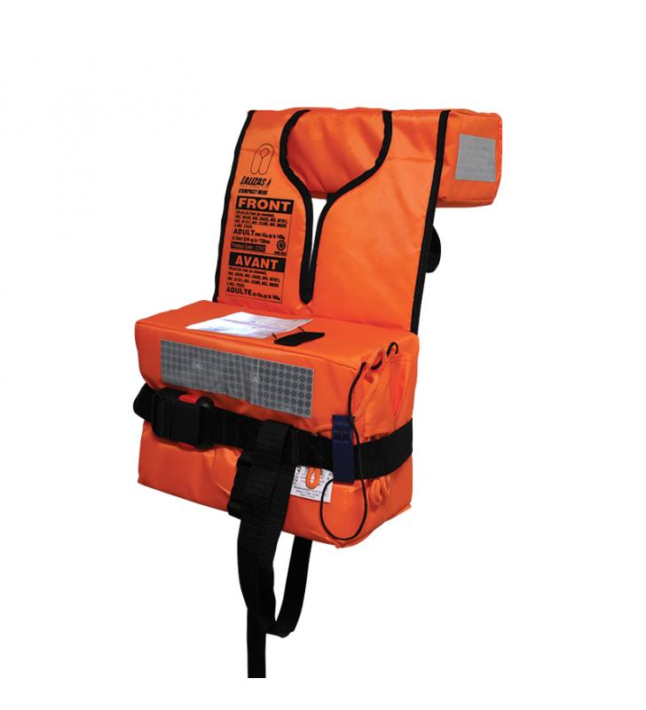 Chaleco salvavidas infantil plegable SOLAS Lalizas naranja