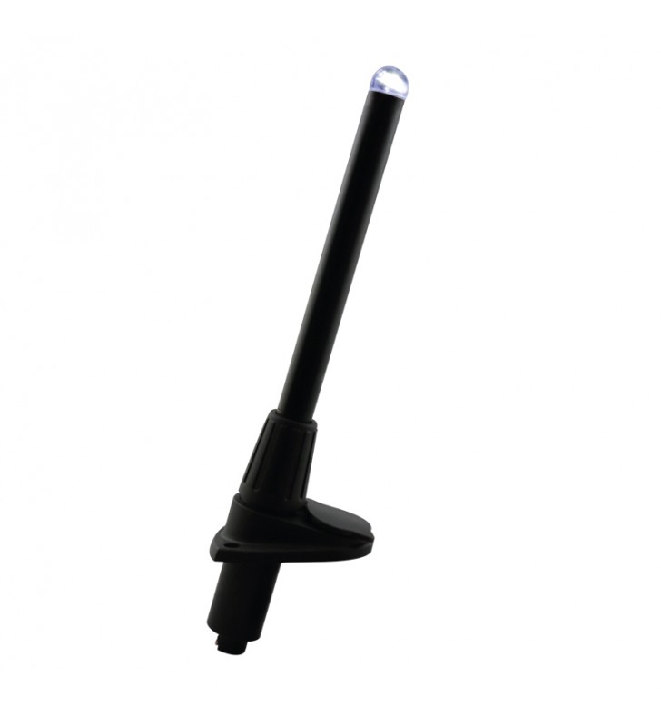 Luz led todo horizonte 25cm Micro Lalizas enchufable negra