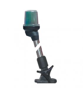 Luz tricolor plegable negra 23 cm