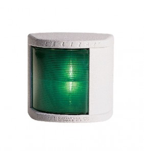 Luz Classic 20 estribor, carcasa blanca