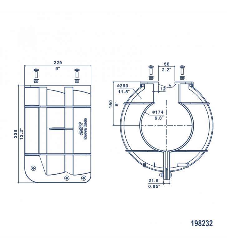 Protector de hélice para motores de 25 a 35 Hp