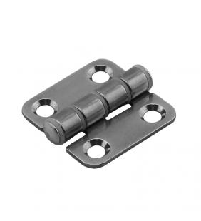Bisagra Silenciosa, Derecha, Inox 316, L38mm, W37mm, grosor 1,8mm