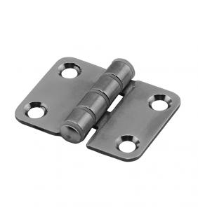 Bisagra Silenciosa, Derecha, Inox 316, L48mm, W37mm, grosor 1,8mm