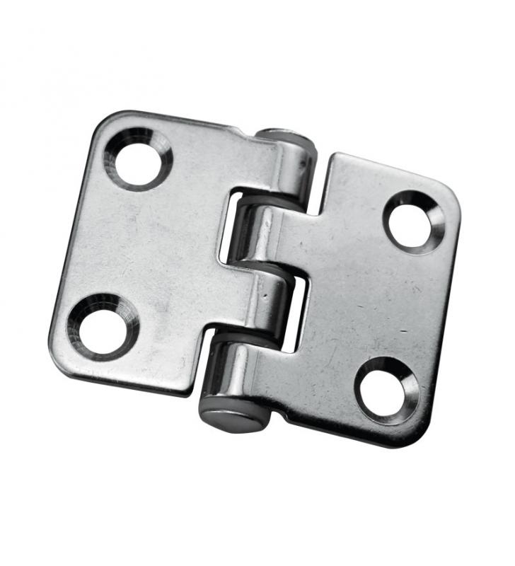 Bisagra Silenciosa, Inversa, Inox 316, L48mm, W37mm, grosor 1,8mm