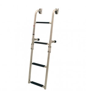Escala inox plegable para espejo de popa