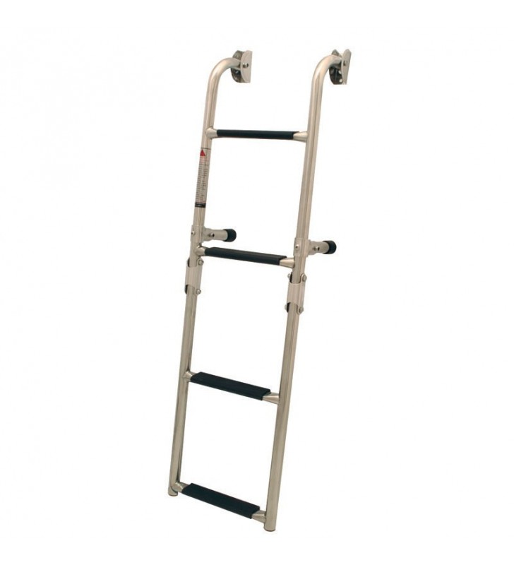 Escala inox plegable para espejo de popa