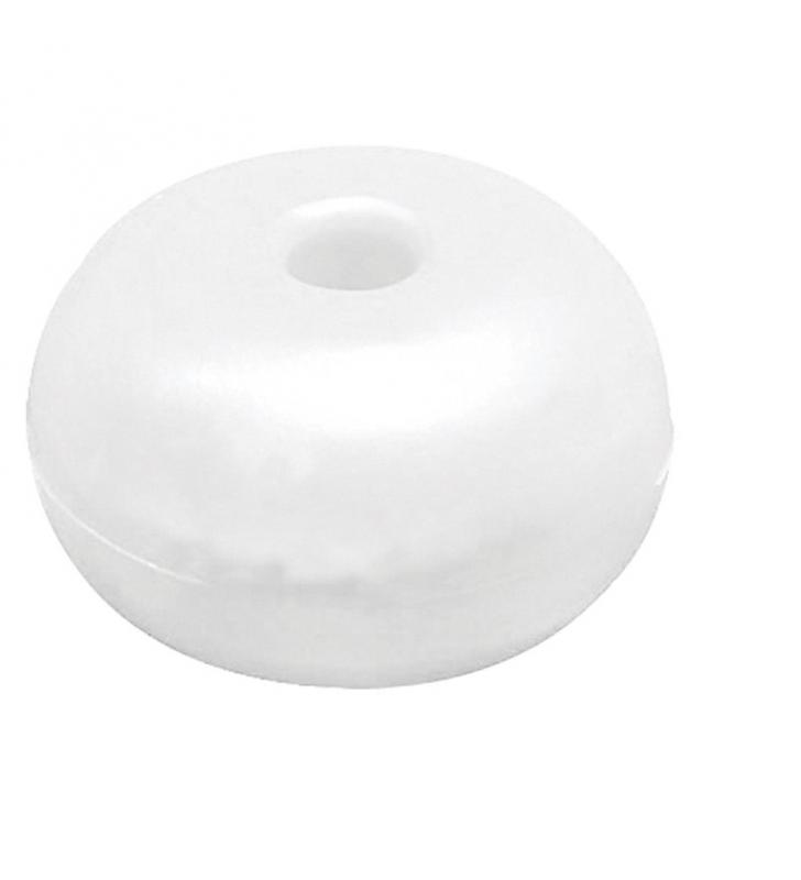 20 ud. flotador 75 mm blanco para red de pesca