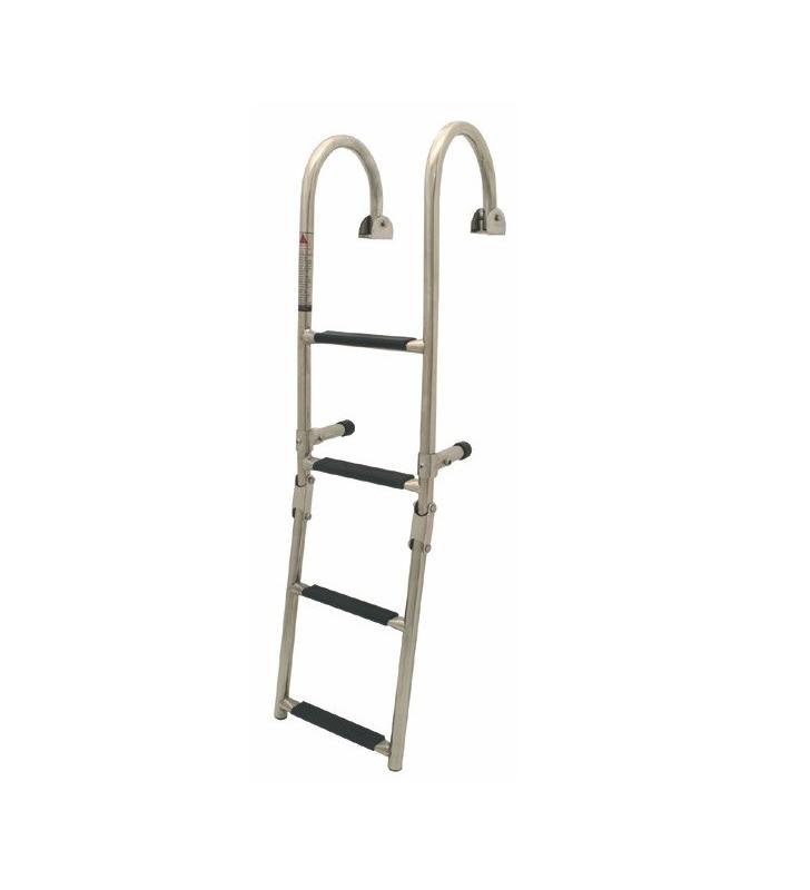 Escalera 4 peldaños inoxidable para regala