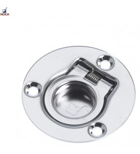 Tirador encastado redondo 50mm inox
