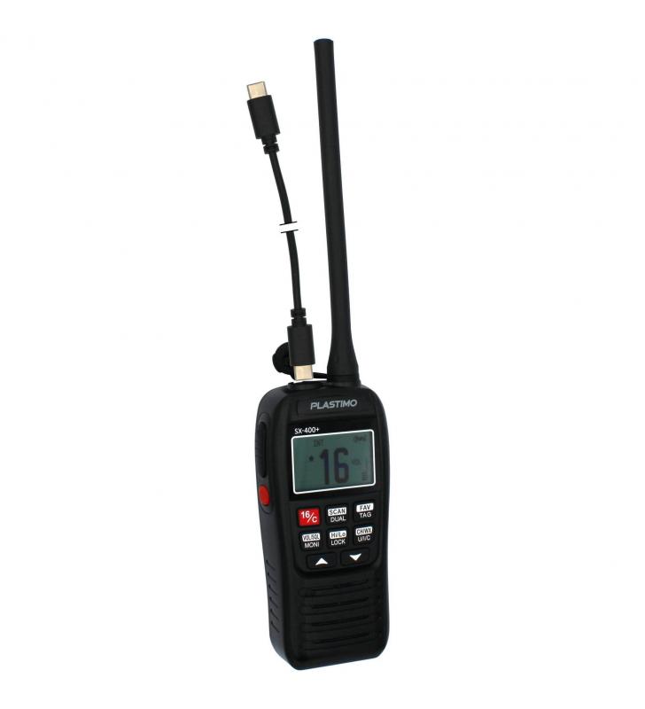 Emisora VHF portátil SX-400+ Plastimo
